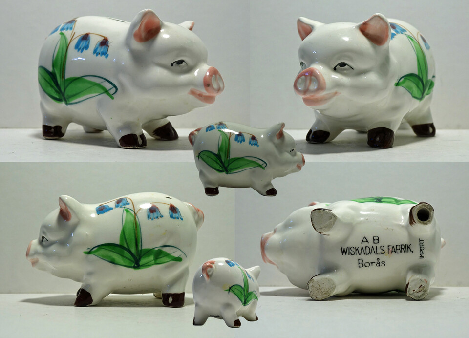 Painted and glazed by AB WISKADALS FABRIK Borås